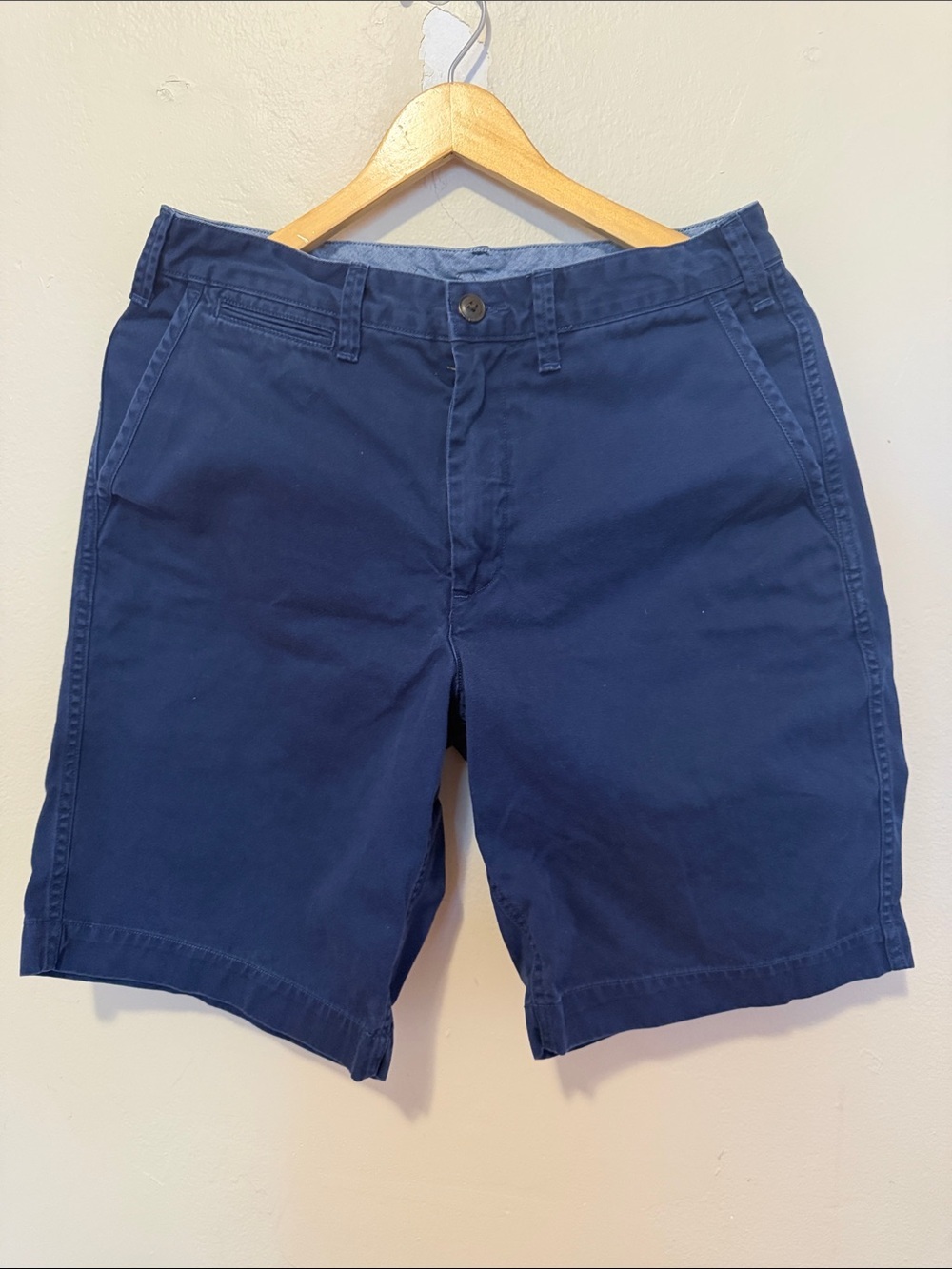 Polo by Ralph Lauren Navy Flat Front Men's Shorts